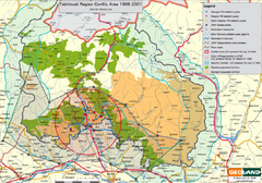 Tskhinvali Conflict Area Map
