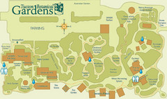 Tucson Botanical Gardens Map