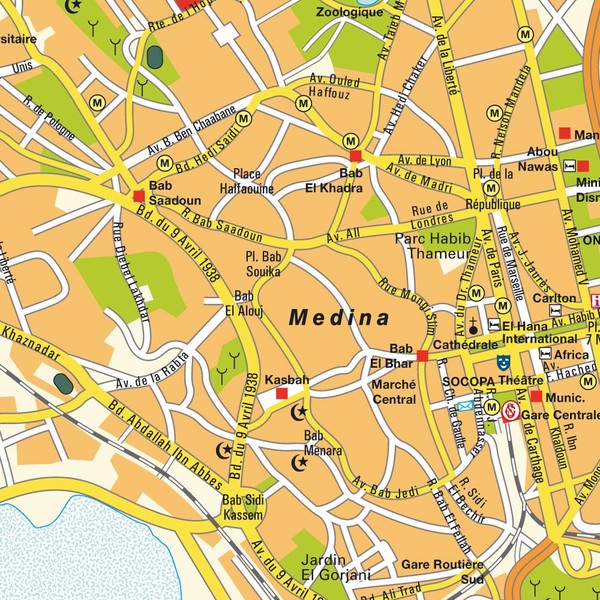 Tunis Map