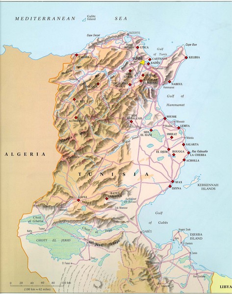Tunisia Map