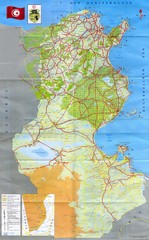 Tunisia Tourist Map