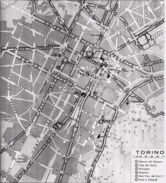 Turin Italy Map