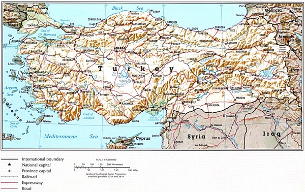 Turkey Map