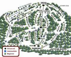 Turner Mountain Ski Trail Map