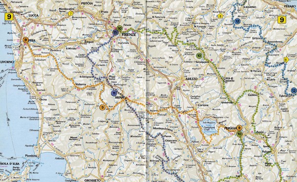 Tuscany Road Map
