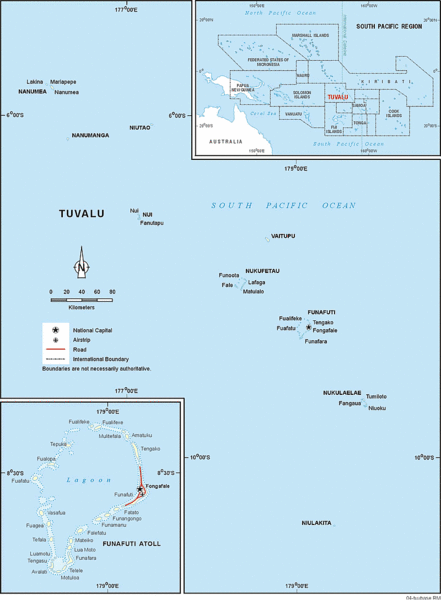 Tuvalu Map