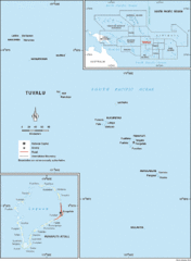 Tuvalu Map Tuvalu Map