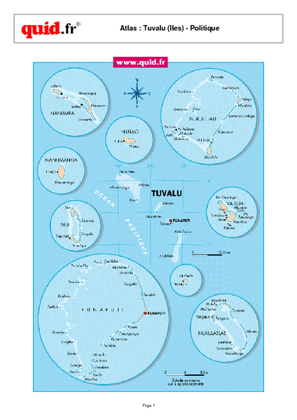 Tuvalu Regional Map