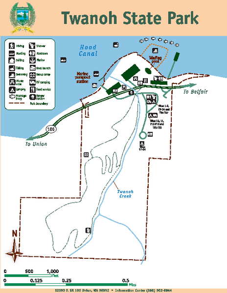 Twanoh State Park Map