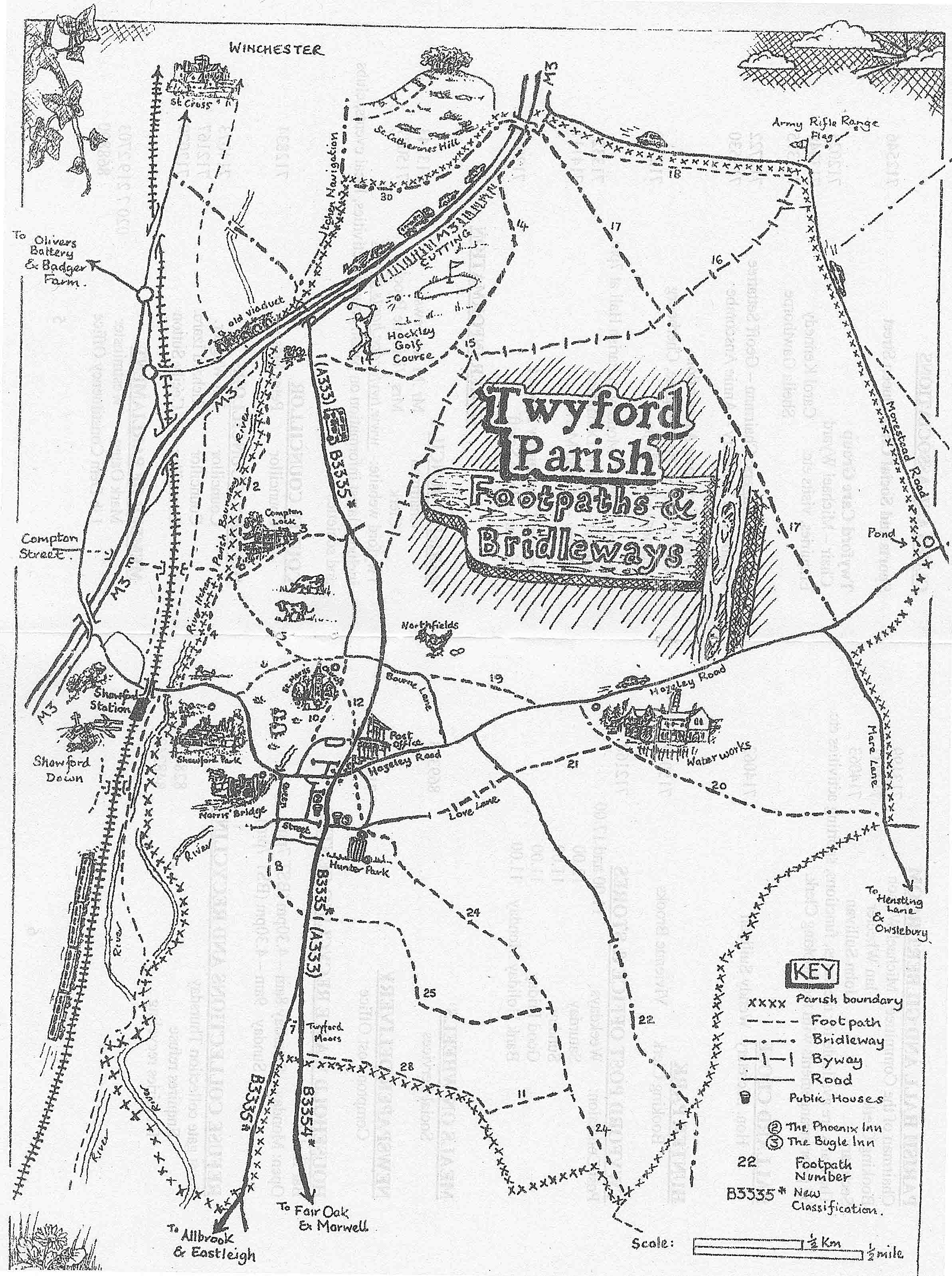 Twyford Parish Map Twyford Reading Wokingham UK • mappery