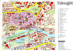 Tübingen Tourist Map