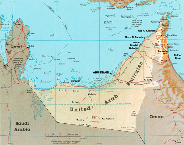 UAE Map