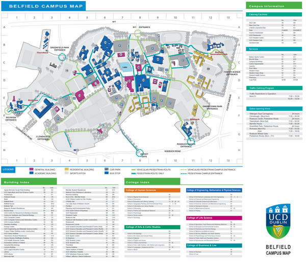 UCD Dublin Map