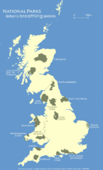 UK National Park Map