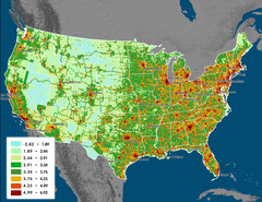 US Carbon Footprint Map
