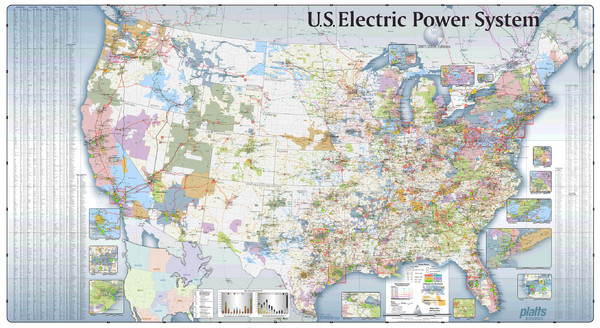 US Electric Power System Map