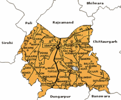 Udaipur, India Tourist Map Udaipur, India Tourist Map