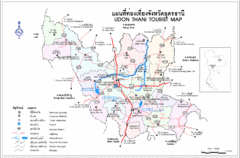 Udon Thani Province Map Udon Thani Province Map