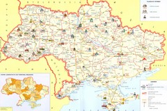 Ukraine Places of Interest Map