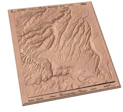 Uncompahgre Plateau by carvedmaps.com Map Uncompahgre Plateau by carvedmaps.com Map