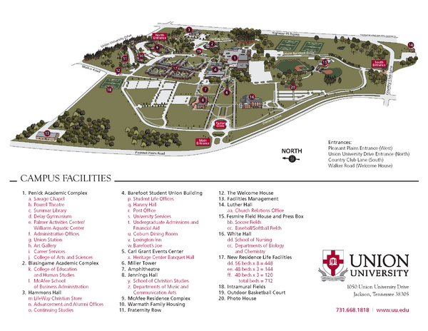 Union University Jackson Campus Map
