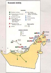 United Arab Emirates Economic Activity Map