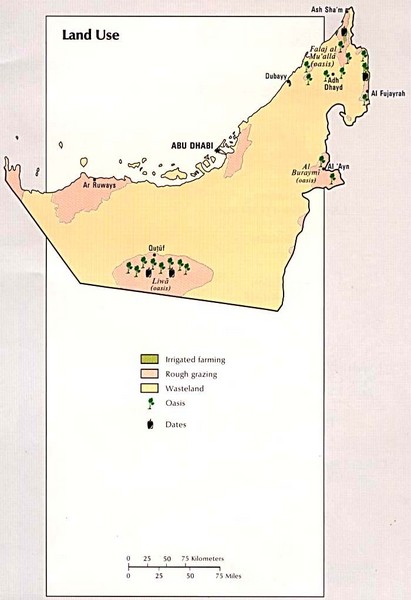 United Arab Emirates Land Use Map