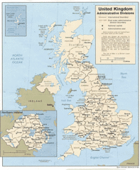 United Kingdom Tourist Map