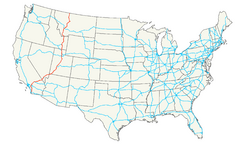 United States Interstate Map