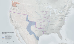 United States, Westward Expansion Map