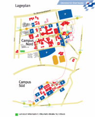 Universitat Dortumund Campus Map