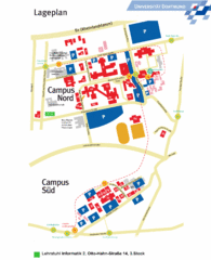 Universitat Dortumund Campus Map Universitat Dortumund Campus Map