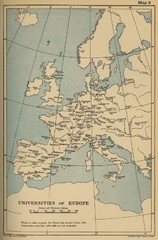 Universities of Europe Historical Map