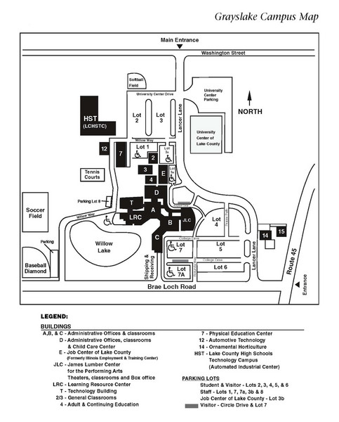 University Center Of Lake County Map University Center Of Lake