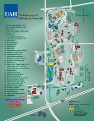 University of Alabama in Huntsville Map