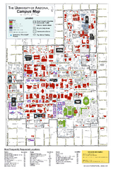 University of Arizona Campus Map