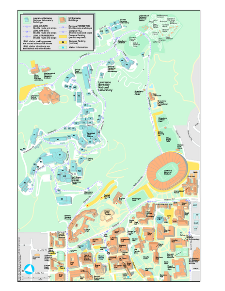 University of California, Berkeley Visitor Map
