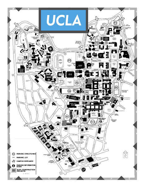 University of California - Los Angeles Map