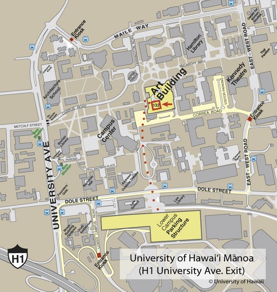 University of Hawaii at Manoa Campus Map