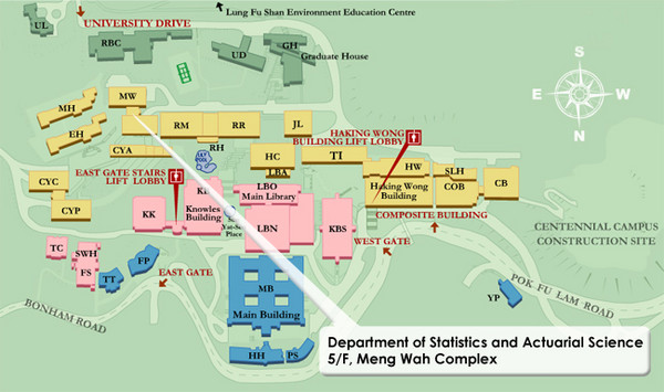 University of Hong Kong Campus Map