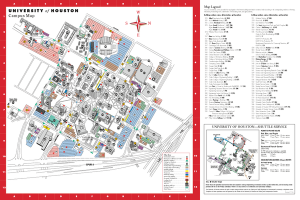 University of Houston Map