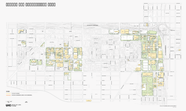 University of Illinois at Chicago Map
