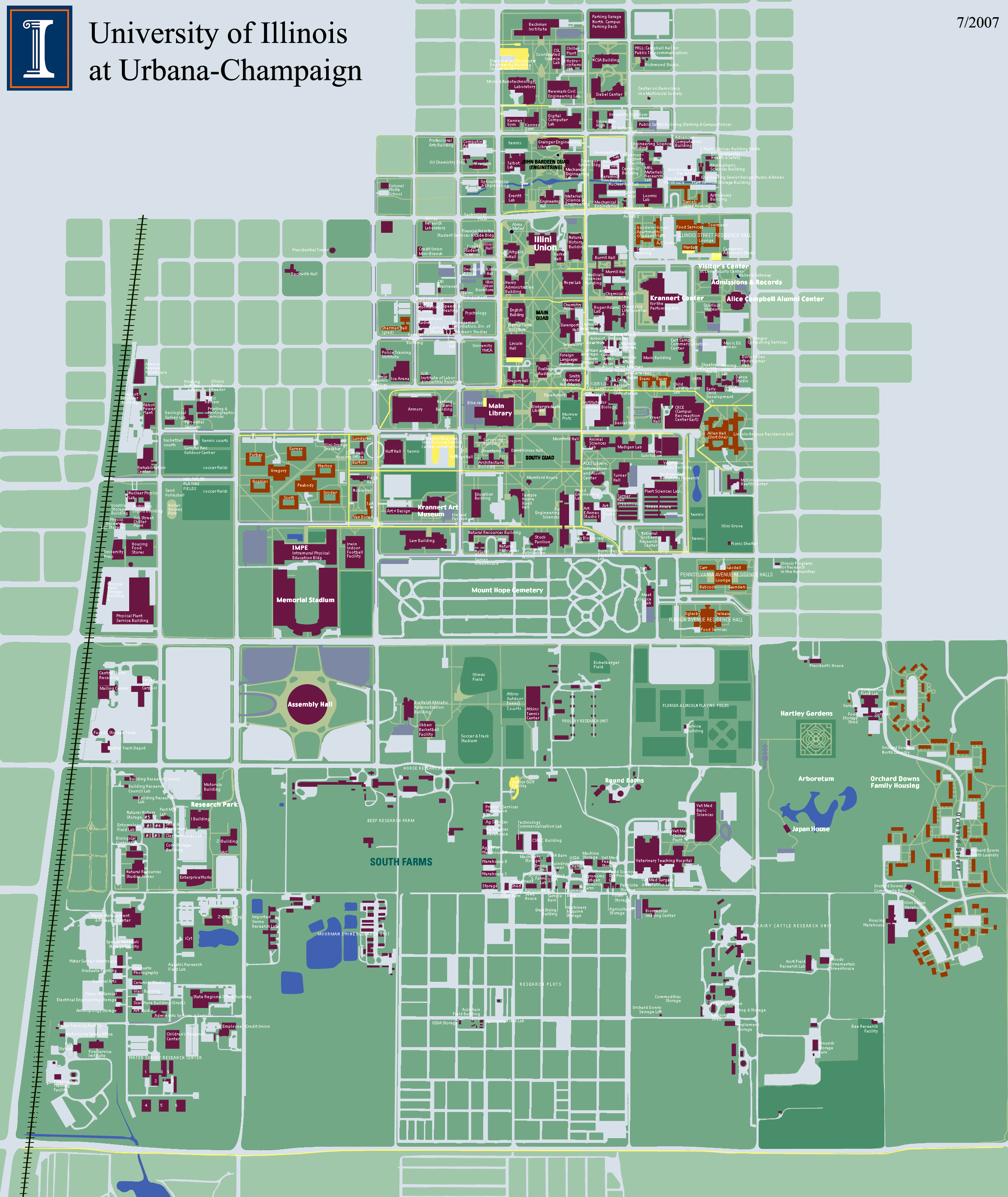 Illinois Map Uiuc