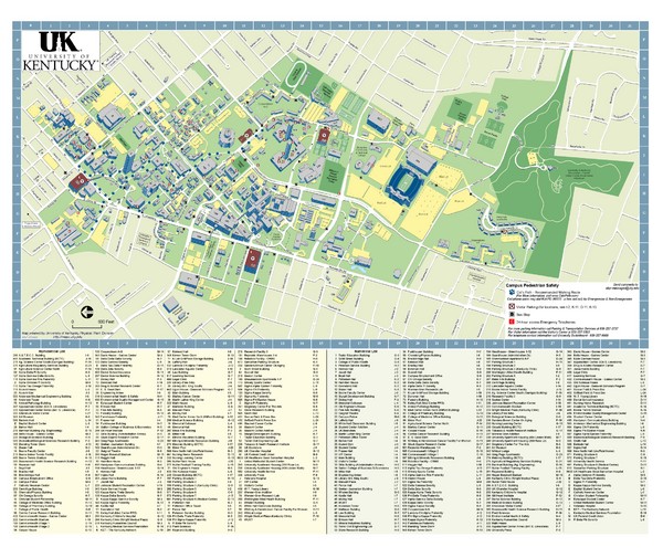 University of Kentucky Campus Map