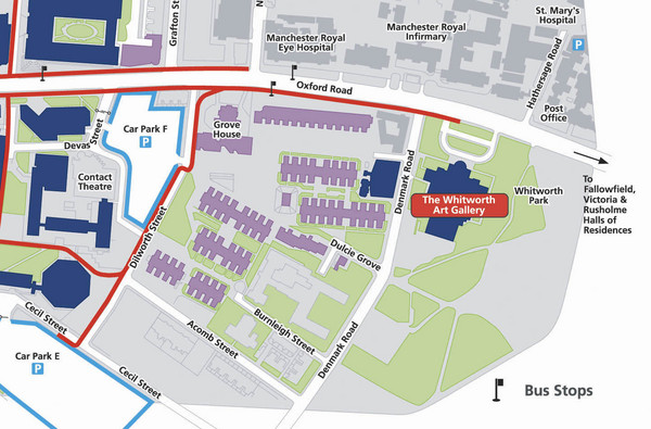 University of Manchester Map