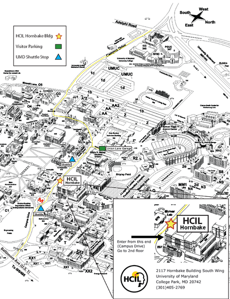 University of Maryland Map - College Park Maryland USA • mappery