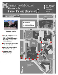 University of Michigan Palmer Parking Map