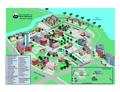 University of New Orleans Lakefront Campus Map