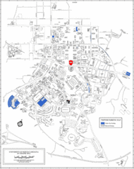 University of North Carolina at Chapel Hill Map