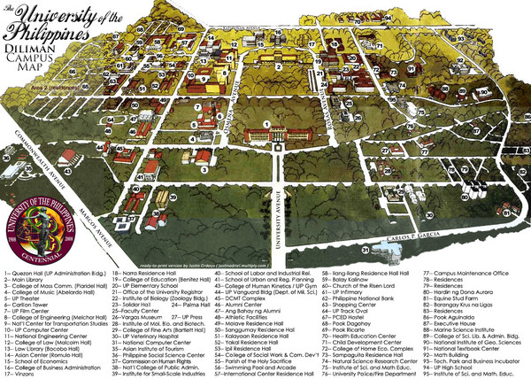 University of Phillippines Campus Map